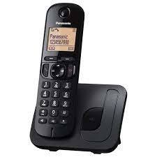 טלפון אלחוטי Panasonic מדגם KXTGC210 Panasoinc בצבע שחור
