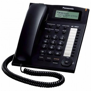 טלפון שולחני KXTS880  PANASONIC - צבע שחור