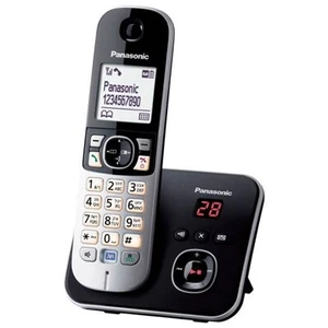 טלפון אלחוטי בודד מבית PANASONIC דגם KXTG6821 כולל משיבון
