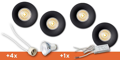Badkamer Spotjes, inbouwspots badkamer. IP65 LED spots. The Essential collectie van B DUTCH. IP65 spots van geborsteld aluminium, mat zwart of mat wit. GU10 en MR16 en Philips Hue GU10 lichtbron passen in de badkamer spotjes. Armatuur voor GU10, MR16 en Philips Hue GU10 lichtbronnen. Ook dimbaar te maken.
