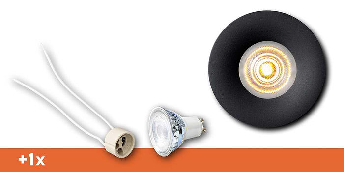Badkamer Spotjes, inbouwspots badkamer. IP65 LED spots. The Essential collectie van B DUTCH. IP65 spots van geborsteld aluminium, mat zwart of mat wit. GU10 en MR16 en Philips Hue GU10 lichtbron passen in de badkamer spotjes. Armatuur voor GU10, MR16 en Philips Hue GU10 lichtbronnen. Ook dimbaar te maken.