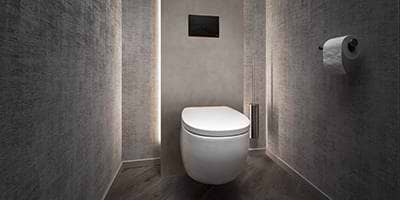 B Dutch Toilet Milk Rimless zwevend toilet met toiletombouw