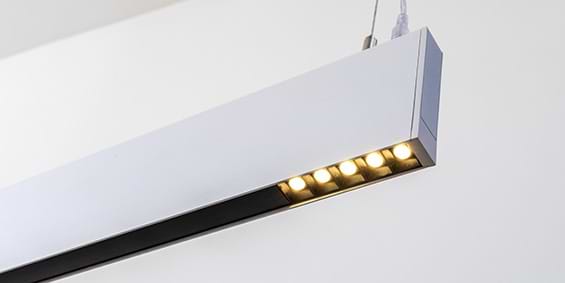 Moderne design hanglamp wit Linear Light B DUTCH