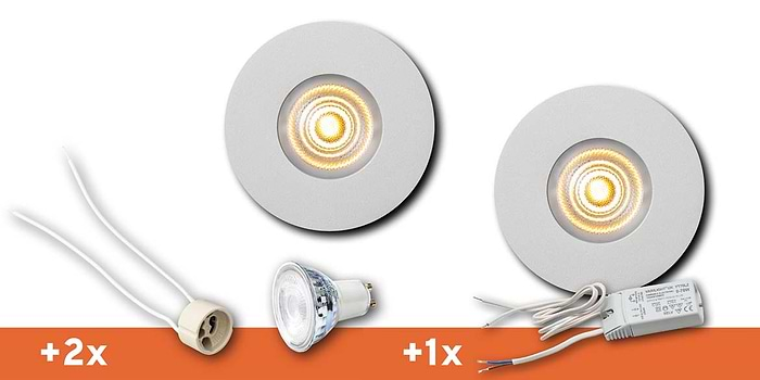 Badkamer Spotjes, inbouwspots badkamer. IP65 LED spots. The Essential collectie van B DUTCH. IP65 spots van geborsteld aluminium, mat zwart of mat wit. GU10 en MR16 en Philips Hue GU10 lichtbron passen in de badkamer spotjes. Armatuur voor GU10, MR16 en Philips Hue GU10 lichtbronnen. Ook dimbaar te maken.