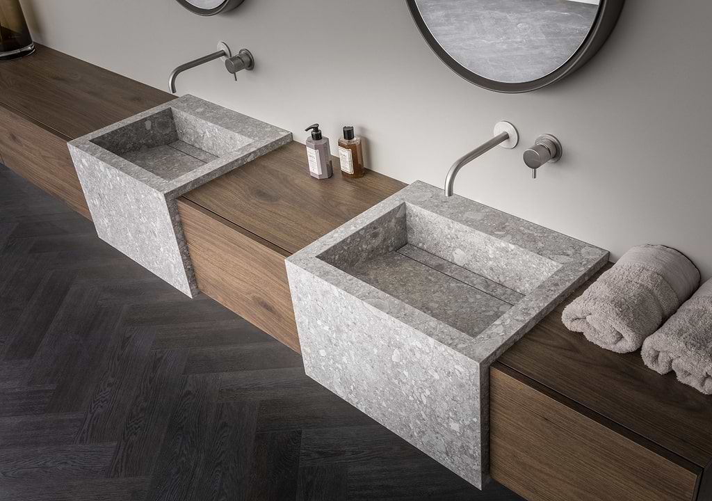 Trend: Kleurrijke Badkamer Highlights - Badkamerdomein - Kleine badkamer renoveren - Offerte aanvragen - GRrenovatieprojecten.be thumbnail