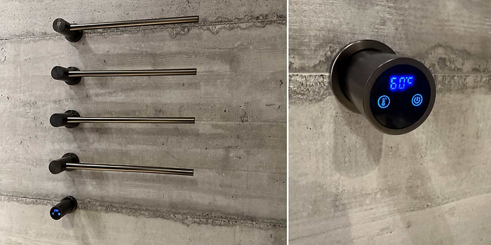 B Dutch radiator Strada gun metal. Doe badkamer inspiratie op bij B Dutch.