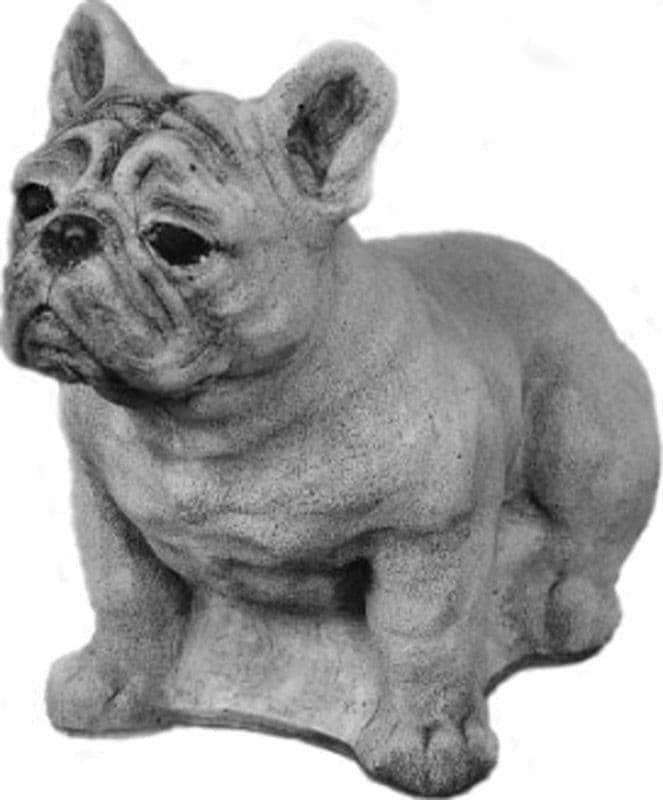 Fransk bulldog - betonfigur - 39 cm
