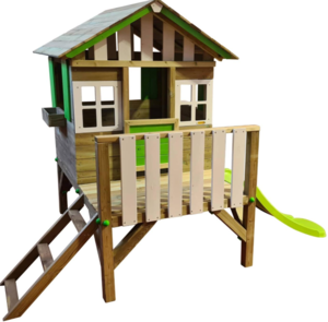 בית עץ לילדים דגם וילג