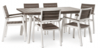 שולחן הרמוני כתר נפתח ל2.4 מ' + 6 כיסאות