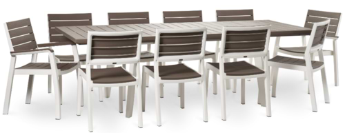 שולחן הרמוני כתר נפתח ל2.4 מ' + 6 כיסאות