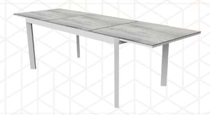 שולחן אלומיניום איכותי דגם ולנסיה 1.8מ נפתח ל2.5מ