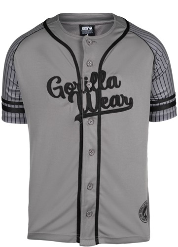 82 Baseball Jersey - Gray - S Gorilla Wear