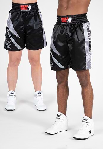 Hornell Boxing Shorts - Black/Red - XS Gorilla Wear