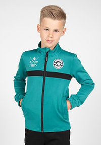 Vernon Kids Track Jacket - Teal Green - 140 Gorilla Wear