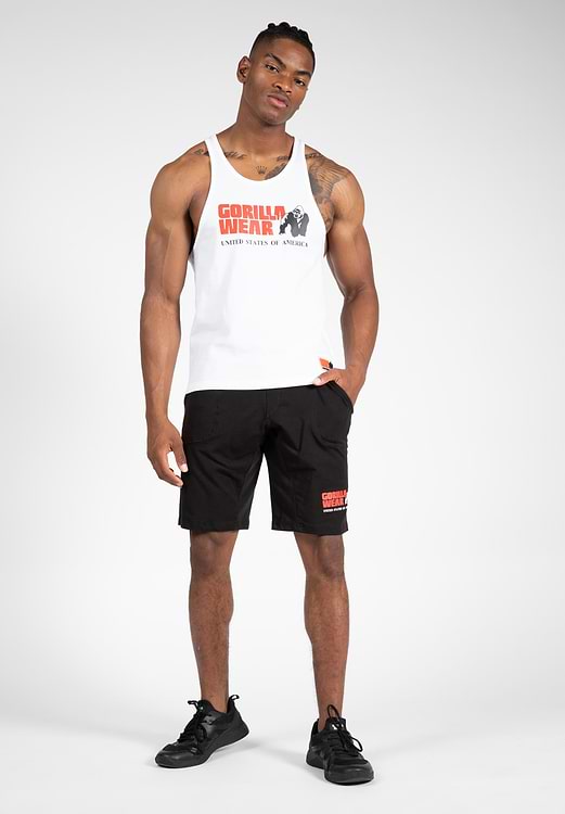Classic Tank Top - White - S Gorilla Wear