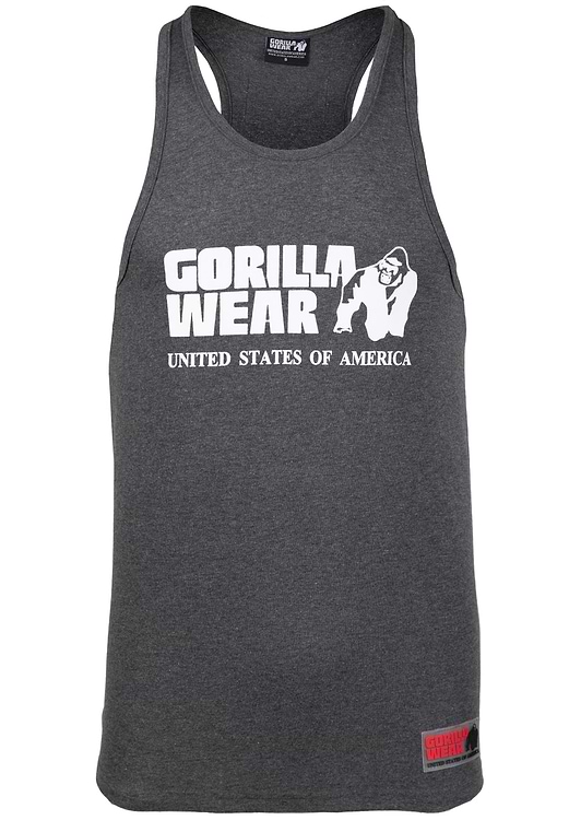 Classic Tank Top - Dark Gray - S Gorilla Wear