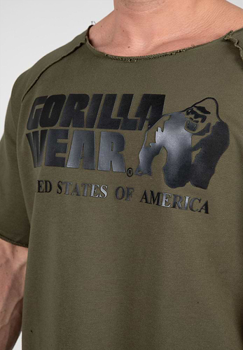 Classic Workout Top - Army Green - L/XL Gorilla Wear