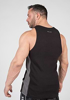 Richmond Rib Tank Top - Black/Gray - 2XL/3XL Gorilla Wear