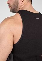 Richmond Rib Tank Top - Black/Gray - 2XL/3XL Gorilla Wear