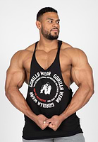 トップス CRONOS BOLD FRONT LOGO STRINGER TANK CRONOS Bold Front Logo Stringer Tank【BLACK】 – クロノス
