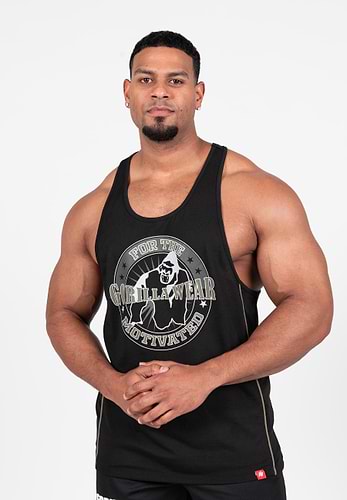AMZSPORT Tanktop voor heren, mouwloos, sneldrogend