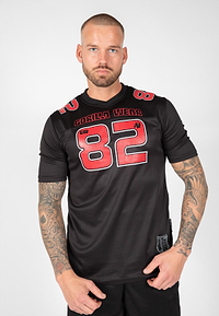 Fresno T-shirt - Black/Red - S Gorilla Wear