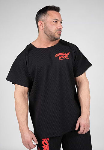 Black workout top best sale