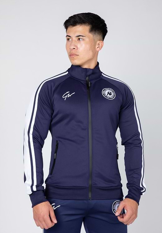 Stratford Track Jacket - Navy - S Gorilla Wear