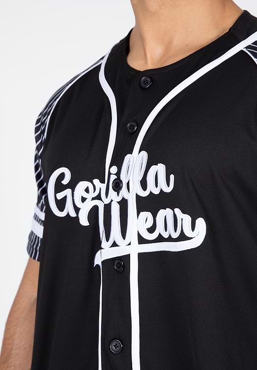 82 Baseball Jersey - Black - XL Gorilla Wear