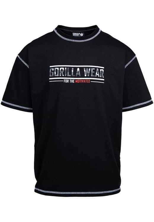 Saginaw Oversized T-Shirt - Black - S Gorilla Wear