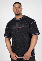 Saginaw Oversized T-Shirt - Washed Black - 4XL Gorilla Wear