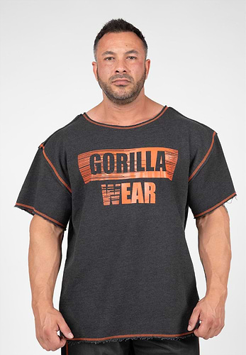 Saginaw Oversized T-Shirt - Black - 4XL Gorilla Wear