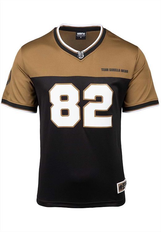 Trenton Football Jersey - Black/Gold - 2XL Gorilla Wear