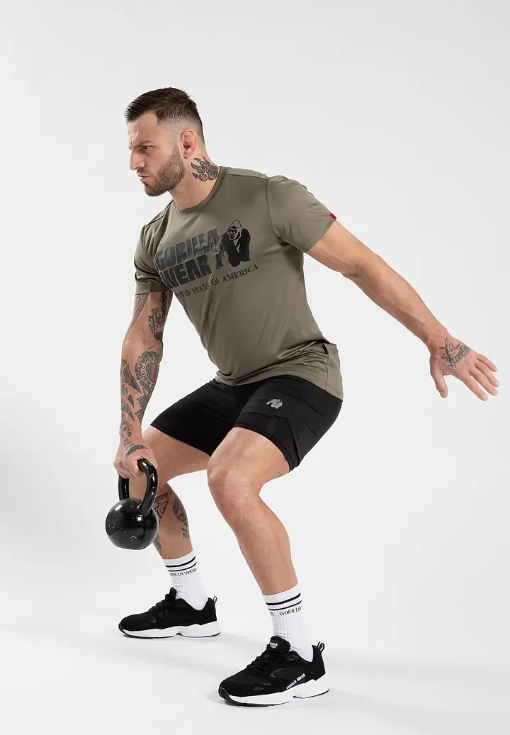 Classic Training T-Shirt - Army Green - S
