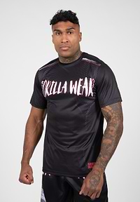 Clayton T-Shirt - Black/Red - S Gorilla Wear