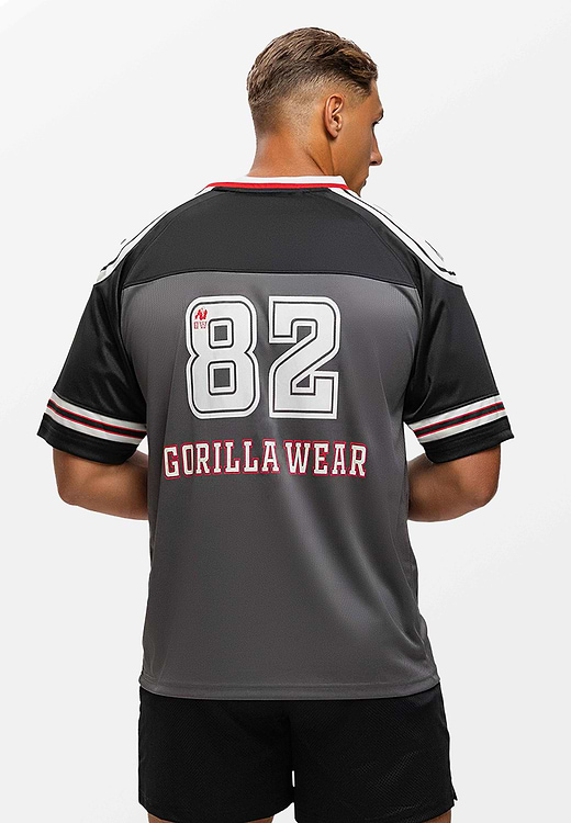 Tyler Football Jersey - Black/White - 3XL Gorilla Wear