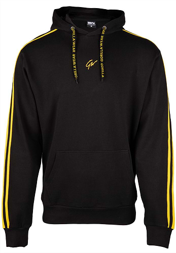 Banks Oversized Hoodie Black Yellow M Gorilla Wear