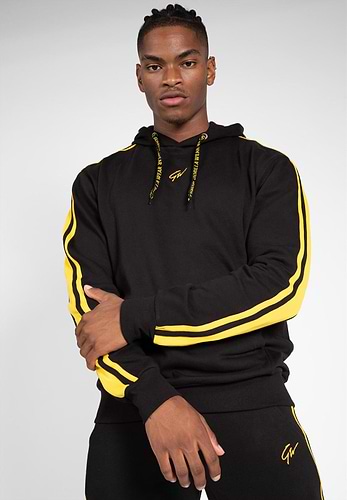 Banks Oversized Hoodie Black Yellow 2XL Gorilla Wear