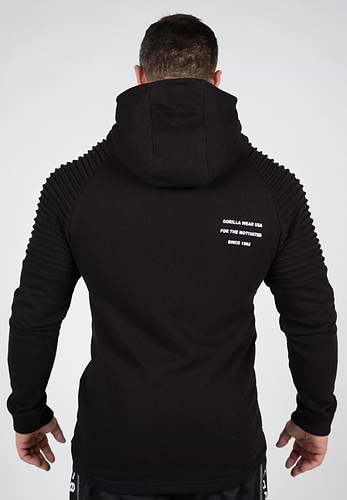 4xl black zip up hoodie store