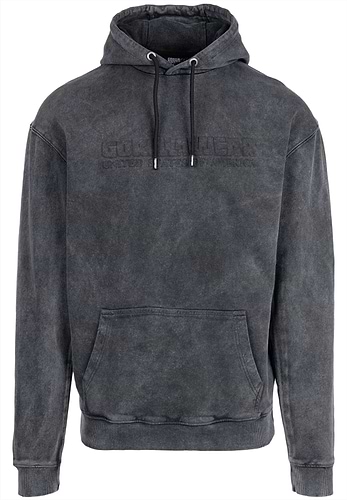 Crowley Heren Oversized Hoodie Washed Grijs 3XL Gorilla Wear