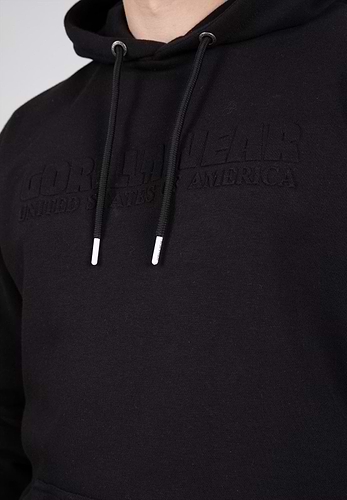 Crowley Heren Oversized Hoodie Zwart 2XL Gorilla Wear