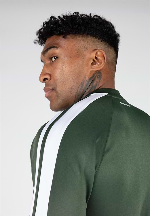 Riverside Track Jacket - Green - 4XL Gorilla Wear