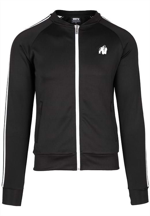 Riverside Track Jacket - Black - M Gorilla Wear