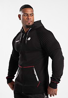 Georgia Zipped Hoodie - Black - 3XL Gorilla Wear Georgia Zipped Hoodie - Black - 3XL Gorilla Wear