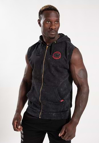 Silverdale Sleeveless Hoodie - Army Green - M Gorilla Wear