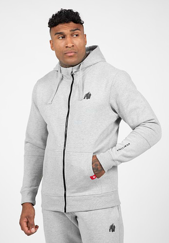 Leon Zipped Hoodie - Green - S Gorilla Wear
