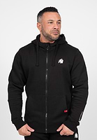Leon Zipped Hoodie - Black - L Gorilla Wear