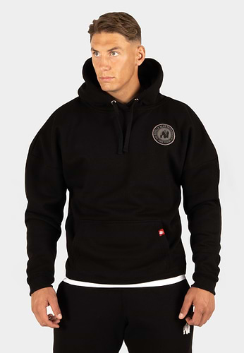 Georgia Zipped Hoodie - Black - L Gorilla Wear