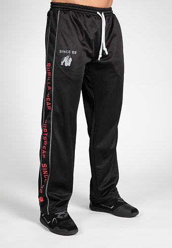 Wallace Mesh Pants - Black/Red - S/M Gorilla Wear