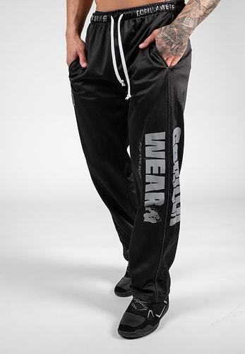 Wallace Mesh Pants - Gray/Orange - S/M Gorilla Wear